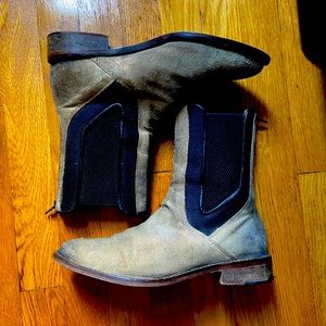 Free People Western Style Leather Boots